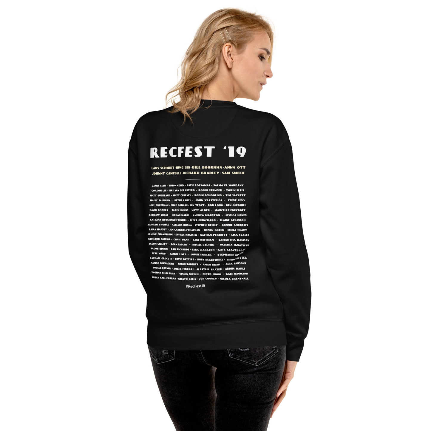 RecFest 2019: Line-up Sweatshirt