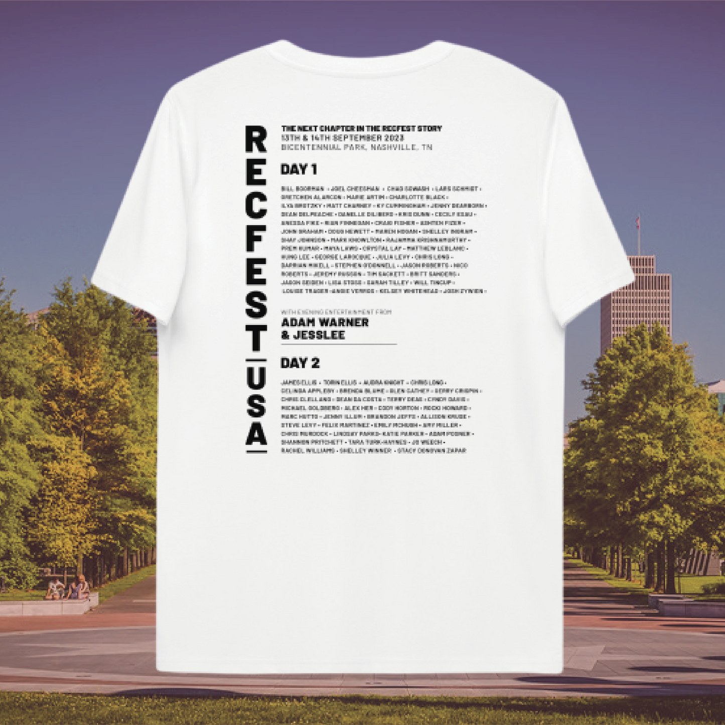 RecFest USA: Line-up T-Shirt