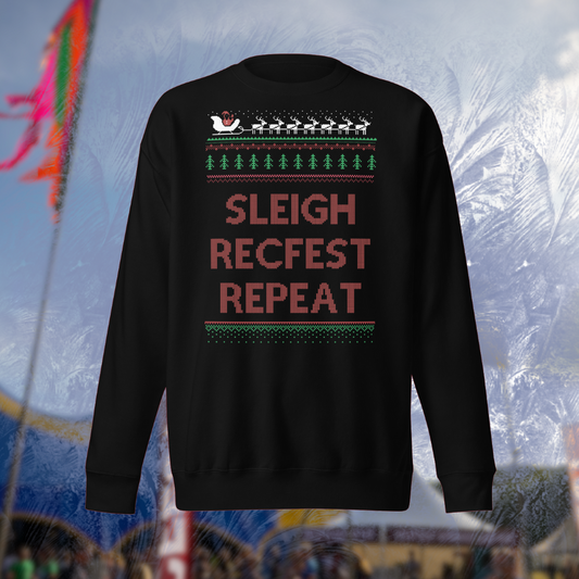 Sleigh. RecFest. Repeat - Christmas Jumper